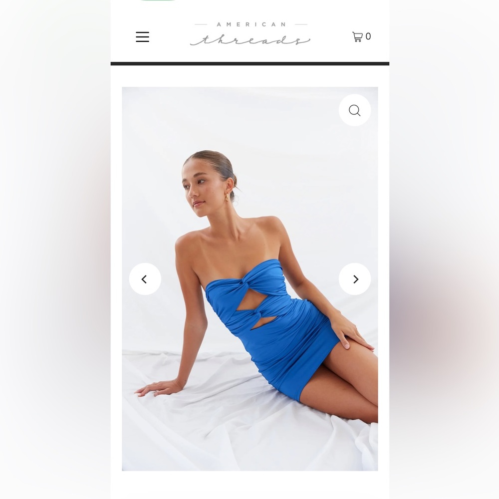 Mini Dress- Blue